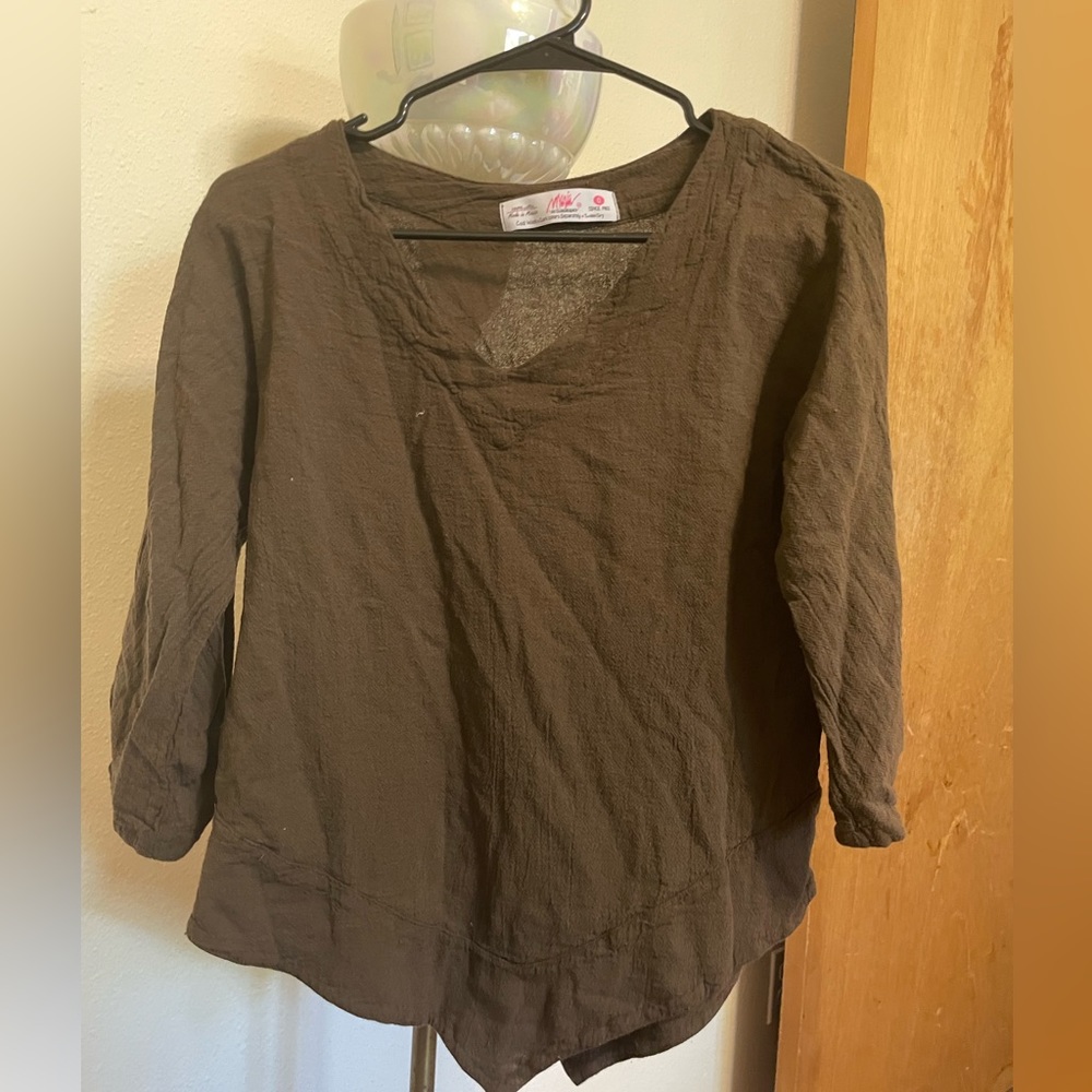 Women’s 100% Cotton V-Neck Top